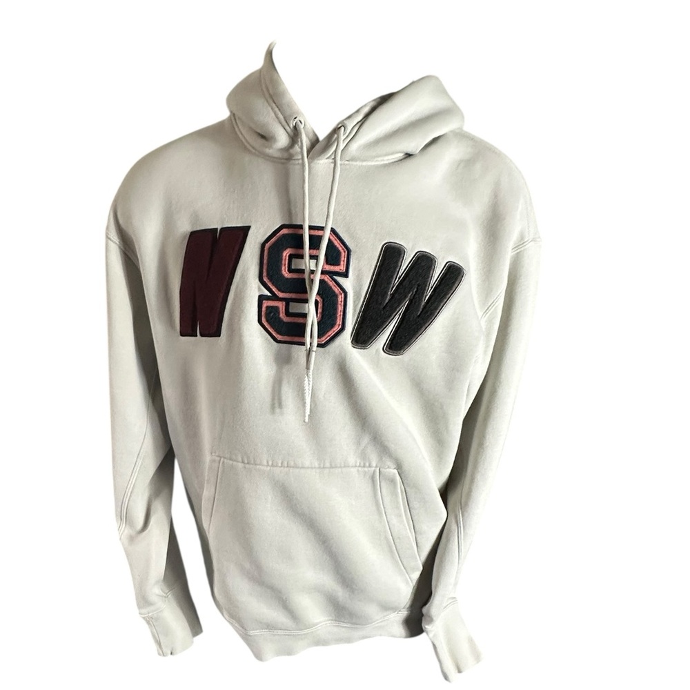 Nike Sportswear NSW Hoodie Cream Off-White Pullover – Size S